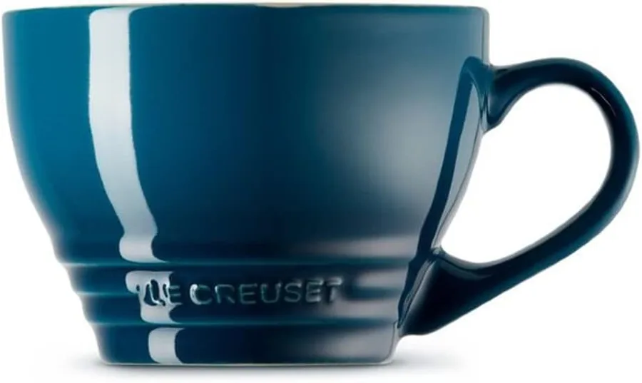 Le Creuset, tazza in gres da 400 ml, Deep Teal