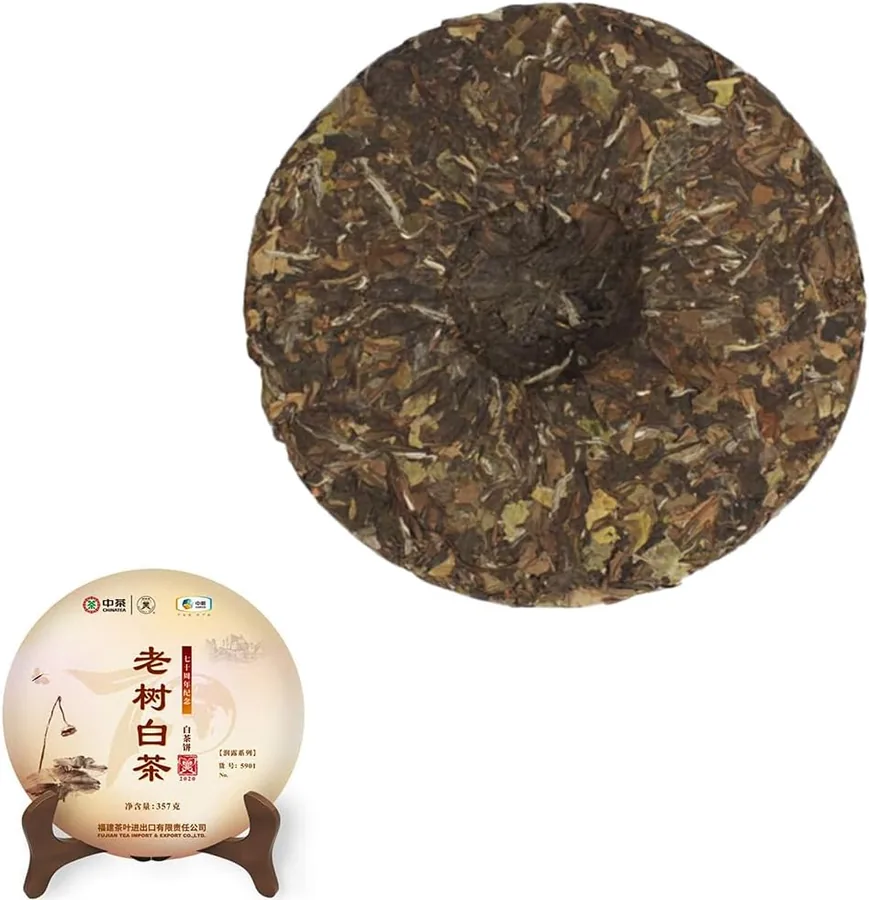 Zhongcha 5901, torta di tè bianco da 357 g
